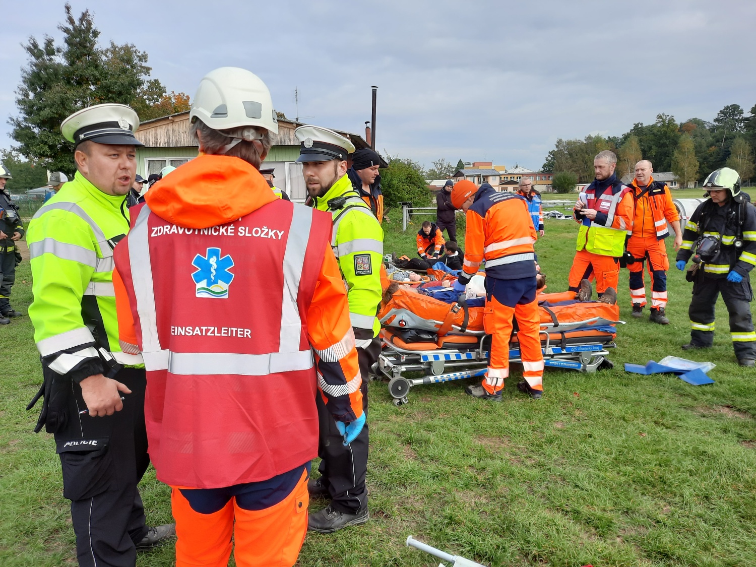 TAKTICKÉ CVIČENÍ SLOŽEK IZS V SOBĚSLAVI